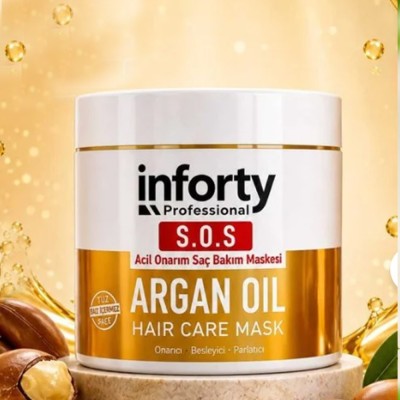 İNFORTY S.O.S. ACİL ONARIM SAÇ MASKESİ 500ML. ARGAN