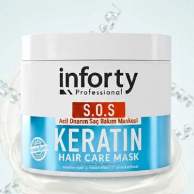 İNFORTY S.O.S. ACİL ONARIM SAÇ MASKESİ 500ML. KERATİN